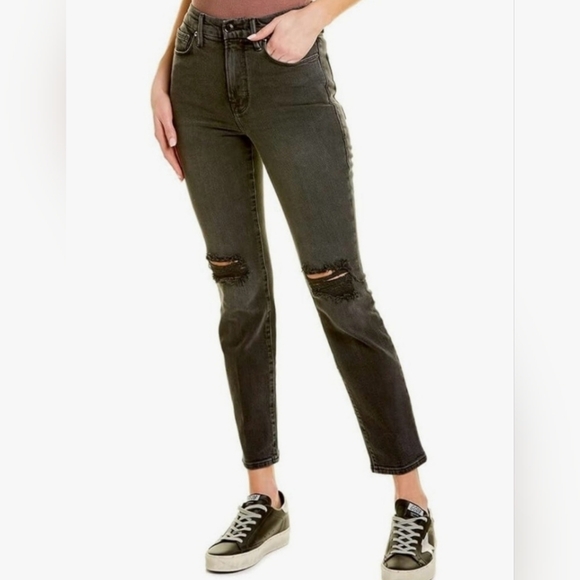 Good American Distressed Jeans - Picture 1 of 6